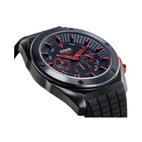Pulsar Men's Black Rubber Watch - One Size thumbnail