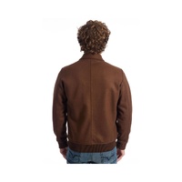 Roberto Pepe Luxury Men's Brown Viscose Jacket - 48 IT thumbnail