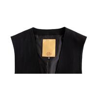 Costume National CNC Black Striped Casual Vest 48 IT Men thumbnail