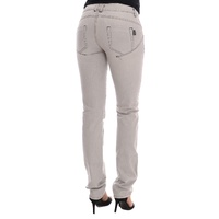 Costume National Women's Gray Wash Cotton Slim Jeans - W26 US thumbnail