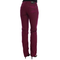 Costume National Women's Red Wash Cotton Stretch Denim Jeans - W26 US thumbnail