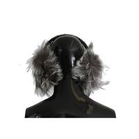 Dolce & Gabbana Crystal Fox Fur Earmuffs One Size Women thumbnail
