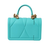 Dolce & Gabbana Women's Turquoise Silicone Devotion Heart Cover Bag Airpods Case - One Size thumbnail