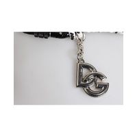 Dolce & Gabbana Men's Multicolor Tape String DG Logo Keychain Polyester Keyring - One Size thumbnail