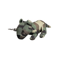 Dolce & Gabbana Men's Multicolor Camouflage Animal Silhouette Keychain Keyring - One Size thumbnail