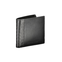 Tommy Hilfiger Men's Black Leather Wallet - One Size thumbnail