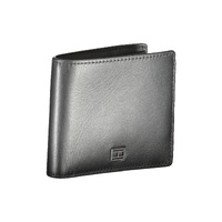 Tommy Hilfiger Men's Black Leather Wallet - One Size thumbnail