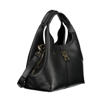 Tommy Hilfiger Women's Elegant Black Shoulder Bag with Contrasting Details - One Size thumbnail
