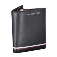 Tommy Hilfiger Men's Blue Leather Wallet - One Size thumbnail