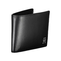Tommy Hilfiger Men's Black Leather Wallet - One Size thumbnail