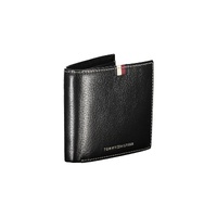 Tommy Hilfiger Men's Black Leather Wallet - One Size thumbnail