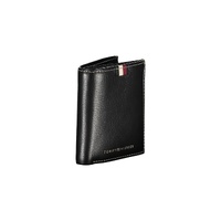 Tommy Hilfiger Men's Black Leather Wallet - One Size thumbnail