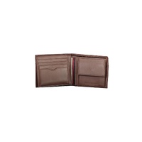 Tommy Hilfiger Men's Brown Leather Wallet - One Size thumbnail