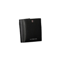 Tommy Hilfiger Men's Black Leather Wallet - One Size thumbnail