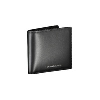 Tommy Hilfiger Men's Black Leather Wallet - One Size thumbnail
