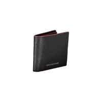 Tommy Hilfiger Men's Black Leather Wallet - One Size thumbnail