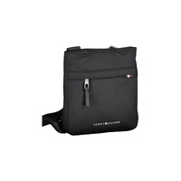 Tommy Hilfiger Men's Black Polyester Shoulder Bag - One Size thumbnail