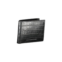 Tommy Hilfiger Men's Black Leather Wallet - One Size thumbnail