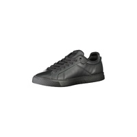 Tommy Hilfiger Men's Black Leather  Sneaker - 43 EU thumbnail