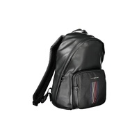 Tommy Hilfiger Men's Black Polyester Backpack - One Size thumbnail