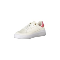 Tommy Hilfiger Women's White Polyester Sneaker - 37 EU thumbnail