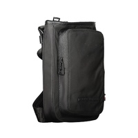 Tommy Hilfiger Men's Black Polyester Shoulder Bag - One Size thumbnail