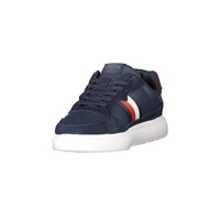 Tommy Hilfiger Men's Blue Leather  Sneaker - 43 EU thumbnail