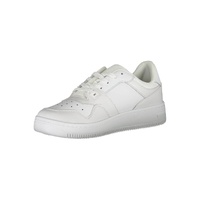 Tommy Hilfiger Women's White Polyester Sneaker - 39 EU thumbnail