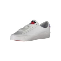 Tommy Hilfiger Women's White Polyester Sneaker - 39 EU thumbnail