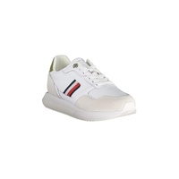 Tommy Hilfiger Women's White Polyester Sneaker - 39 EU thumbnail