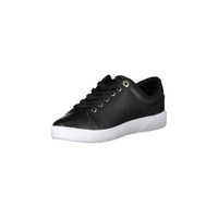 Tommy Hilfiger Women's Black Polyester Sneaker - 38 EU thumbnail