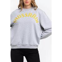 Oversized Maxi Lettering Sweatshirt with Dropped-shoulder Sleeves M Women thumbnail