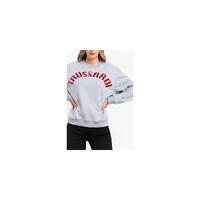 Oversized Round-neck Sweatshirt with Maxi Lettering XS Women thumbnail