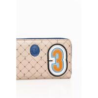 Trussardi Zip Wallet with 70s Print and Numeric Patch One Size Men thumbnail