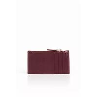 Soft Leather Card Holders with Side Pockets and Zip One Size Men thumbnail