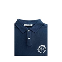Trussardi Beachwear Men's Blue Cotton Polo Shirt - L thumbnail