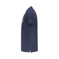 Trussardi Men's Blue Cotton Polo Shirt - S thumbnail