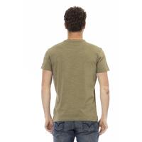 Short Sleeve T-shirt with Round Neck and Front Print M Men thumbnail