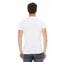 Short Sleeve T-shirt with Round Neck and Front Print XL Men thumbnail