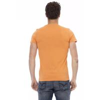 Short Sleeve T-shirt with Round Neck and Front Print M Men thumbnail