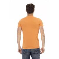 Short Sleeve T-shirt with Round Neck and Front Print XL Men thumbnail