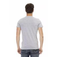 Short Sleeve T-shirt with Round Neck and Front Print L Men thumbnail