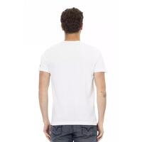 Short Sleeve T-shirt with Round Neck and Front Print L Men thumbnail