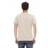 Front Print Short Sleeve T-shirt with Round Neck L Men thumbnail