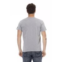 Short Sleeve T-shirt with Round Neck and Front Print L Men thumbnail
