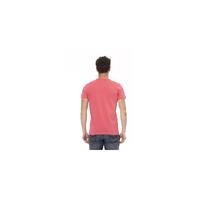 Short Sleeve T-shirt with Round Neck and Front Print M Men thumbnail