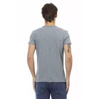 Short Sleeve T-shirt with Round Neck and Chest Pocket Print XL Men thumbnail