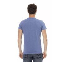 Short Sleeve T-shirt with Round Neck and Front Print M Men thumbnail