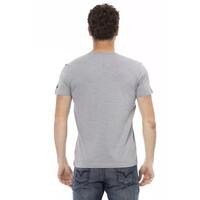 Short Sleeve T-shirt with Round Neck and Front Print M Men thumbnail