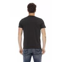 Short Sleeve T-shirt with Round Neck and Front Print L Men thumbnail